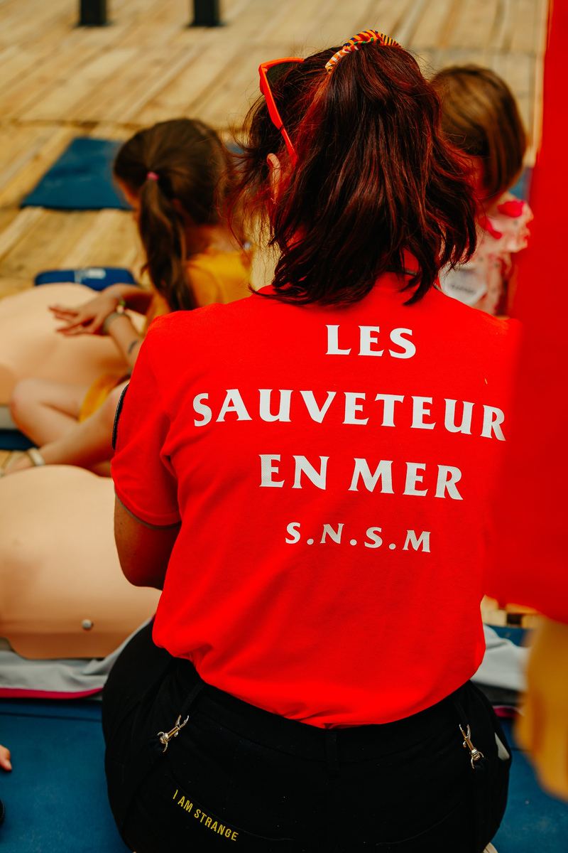 Atelier de premiers secours animé par les Sauveteurs en mer